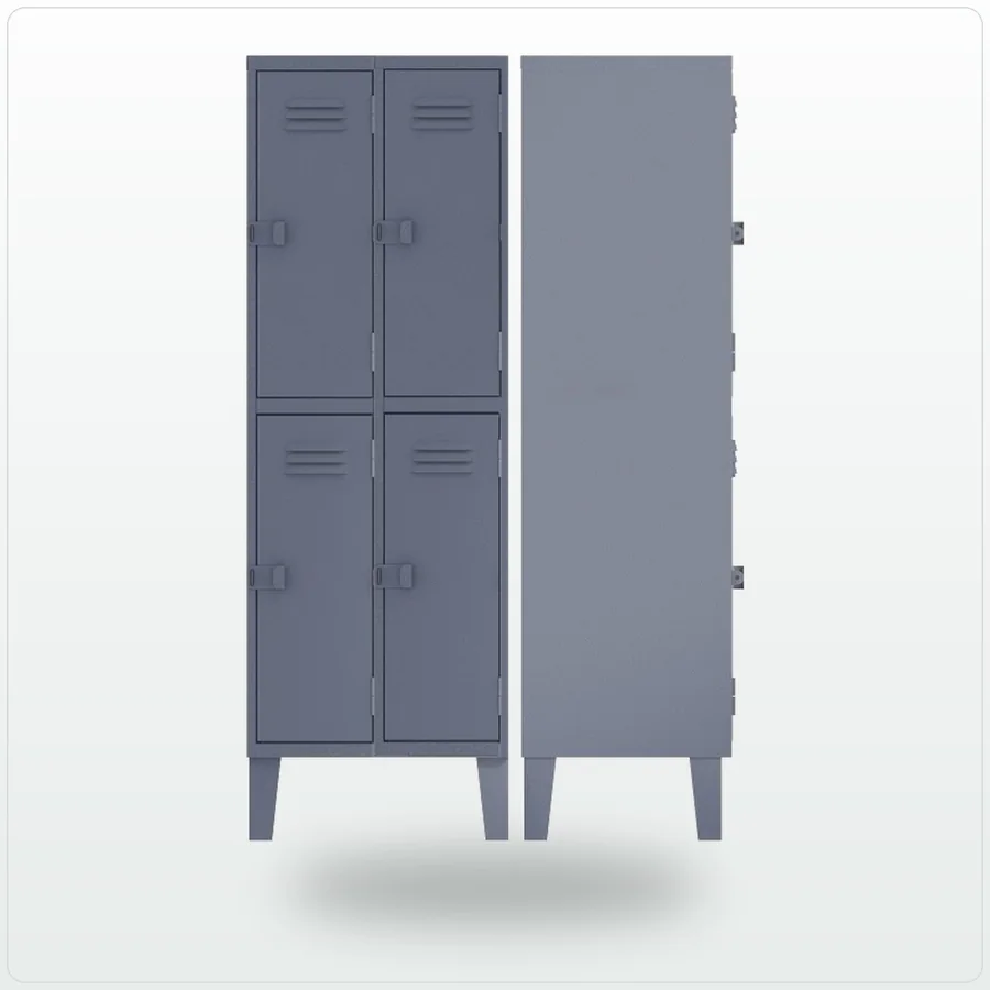 Locker doble de 4 puertas de Comercial ALA