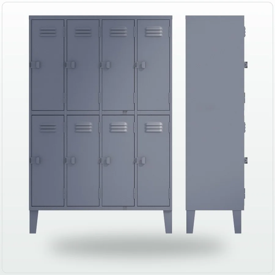 Locker doble de 8 puertas de Comercial ALA
