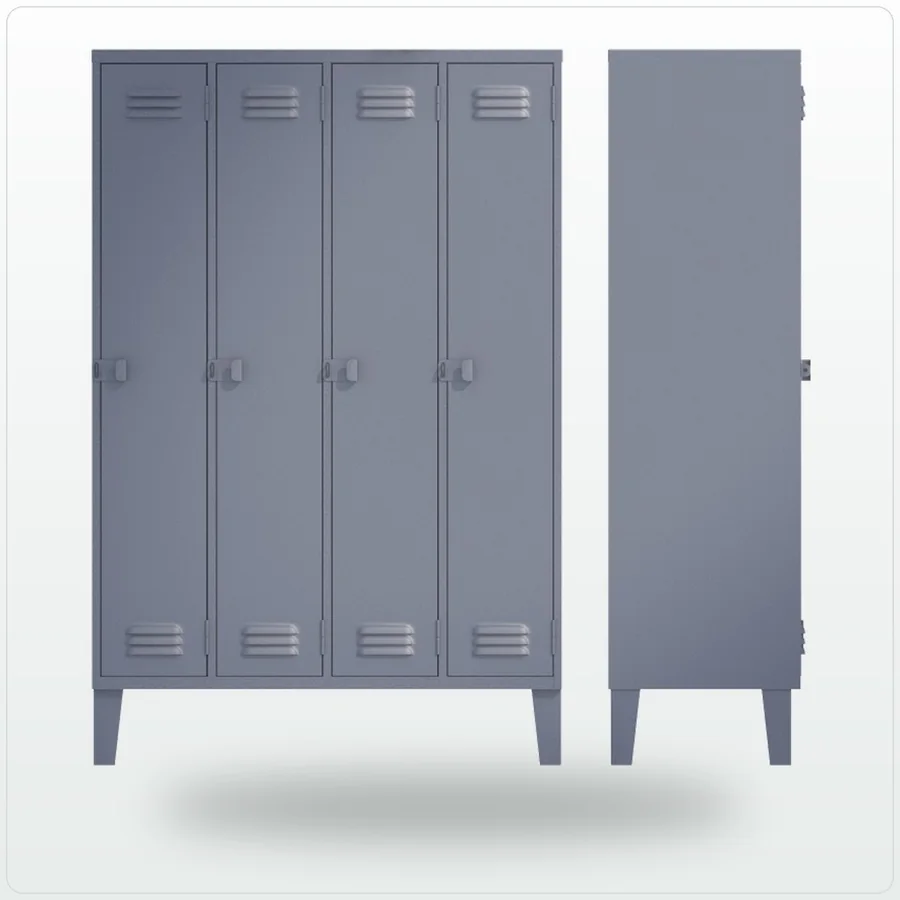 Locker simple de 4 puertas de Comercial ALA
