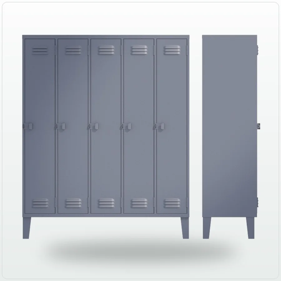 Locker simple de 5 puertas de Comercial ALA