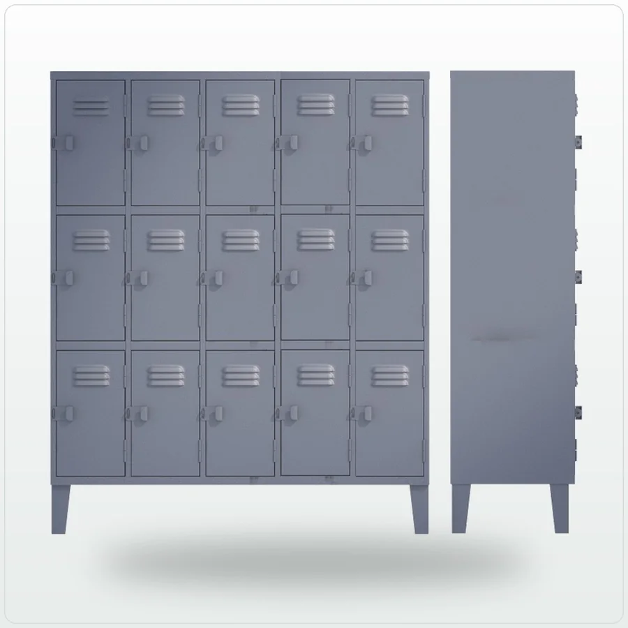 Locker triple de 15 puertas de Comercial ALA