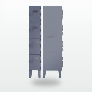Locker cuádruple de 4 puertas