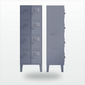 Locker cuádruple de 8 puertas