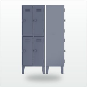 Locker doble de 4 puertas