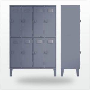 Locker doble de 8 puertas