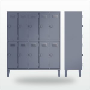 Locker doble de 10 puertas