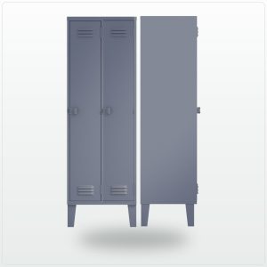 Locker simple de 2 puertas