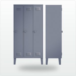 Locker simple de 3 puertas