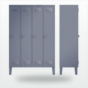 Locker simple de 4 puertas